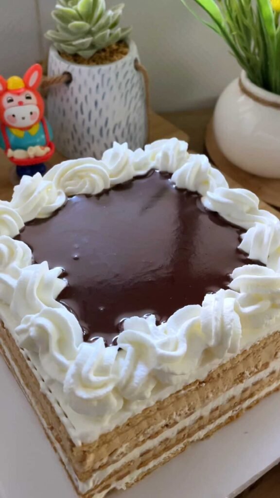 Icebox Cake עוגת ביסקוויטים