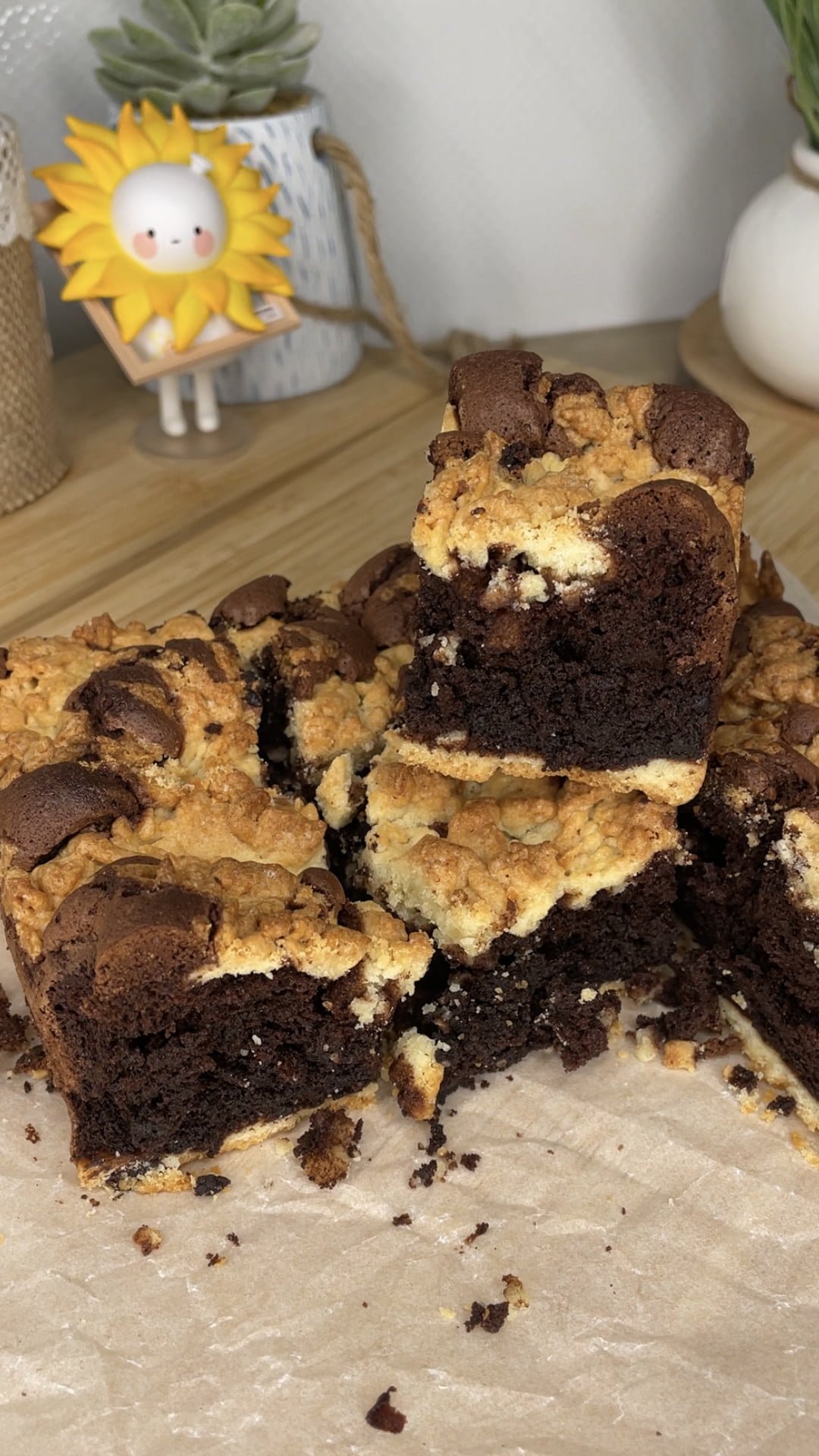 Chocolate Crumble Squares