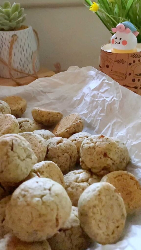Mini Earl Grey and Almonds Cookies מיני עוגיות ארל גריי ושקדים