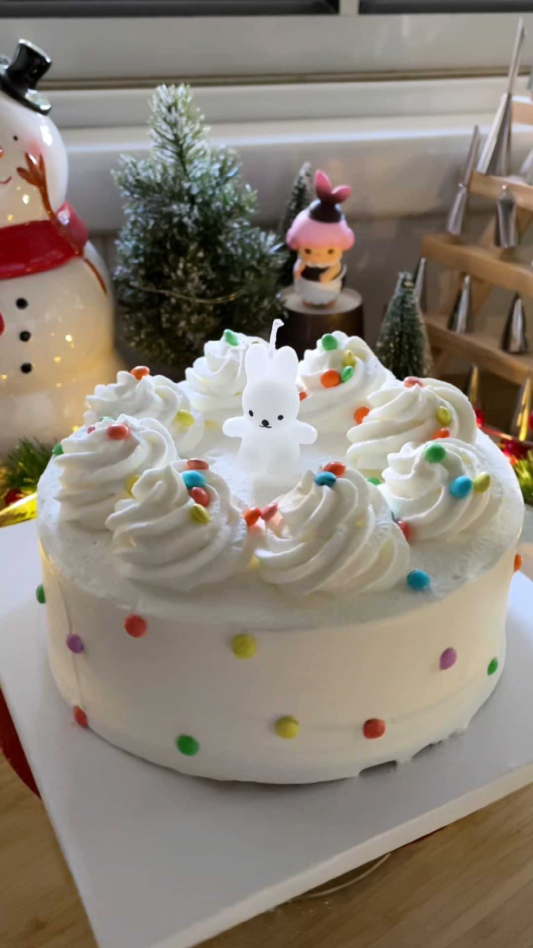 עוגת יומולדת לכריסמס