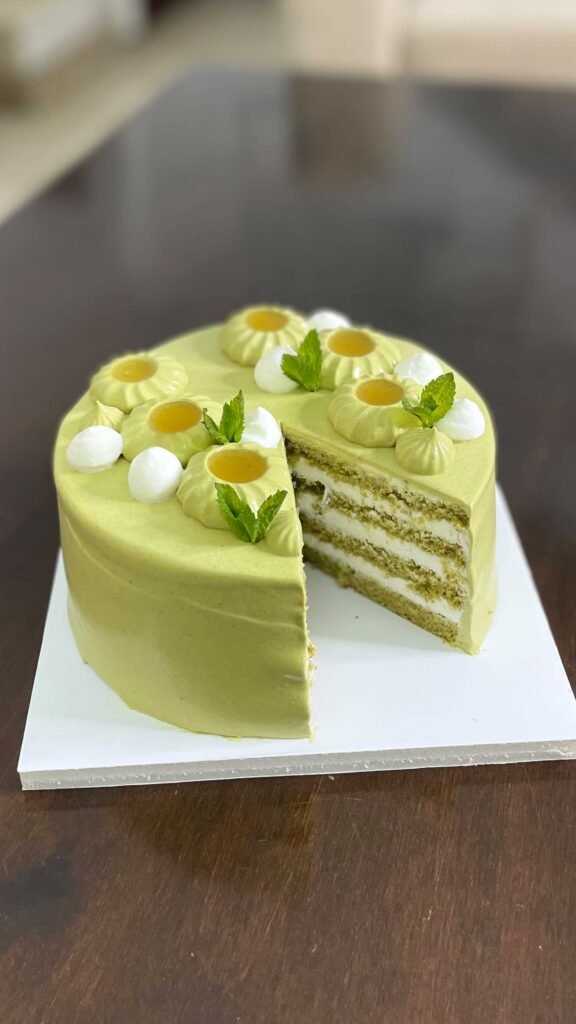 Matcha Layer Cake עוגת שכבות מאצ'ה