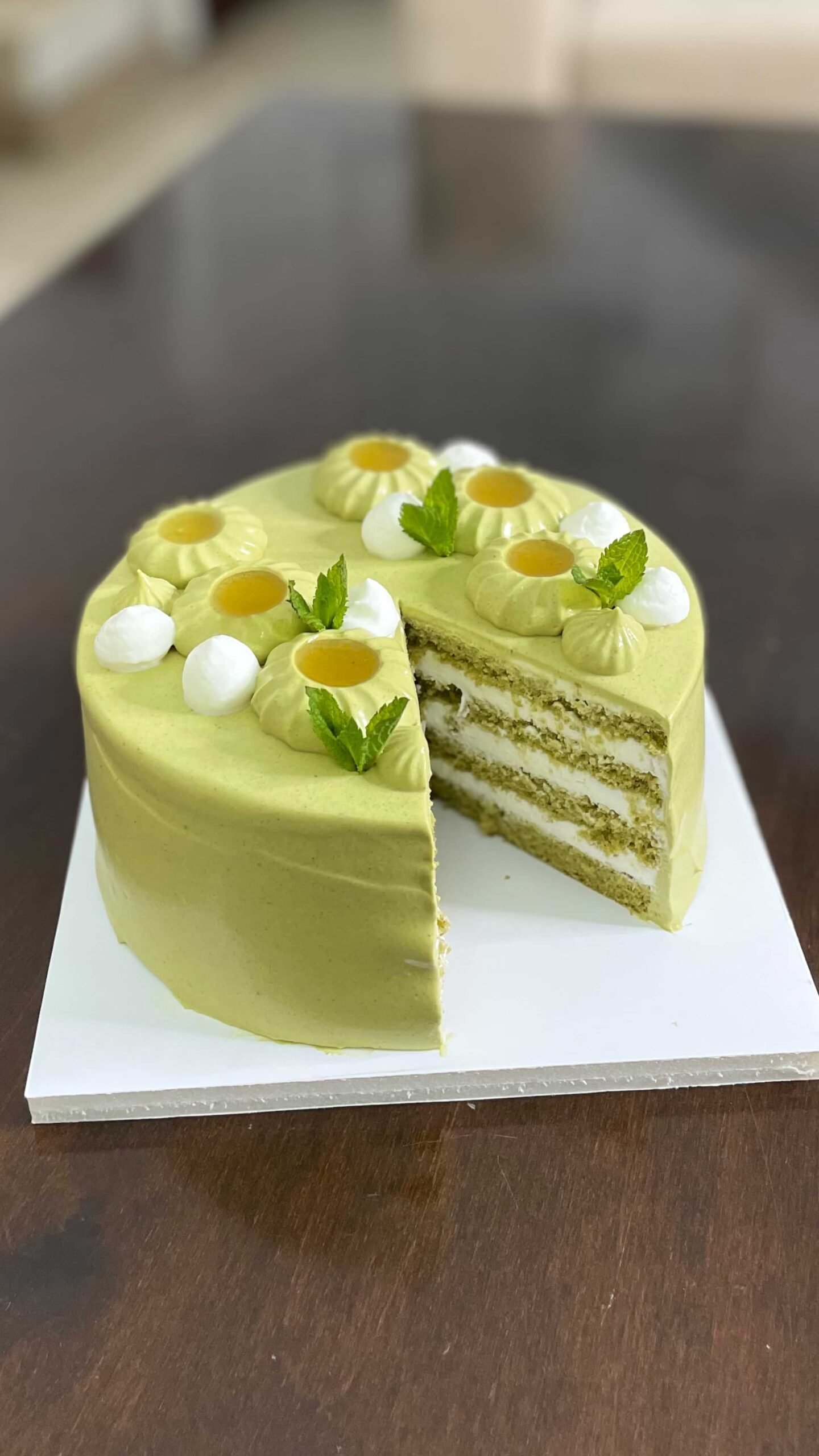 עוגת שכבות מאצ'ה