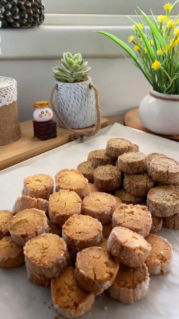 Almond Sable Cookies עוגיות סבלה שקדים