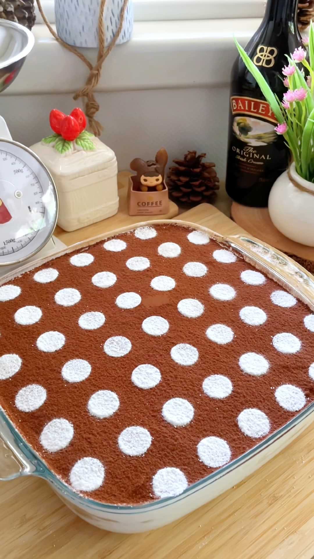 Savoiardi and Cream Cake