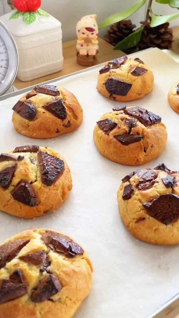Chunky Chocolate Chip Cookies עוגיות שוקולד צ'יפס צ'אנקיות