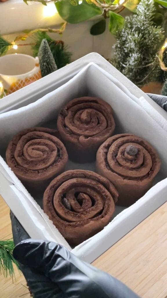 Gluten Free Double Chocolate Sweet Rolls רול שמרים שוקולד ללא גלוטן