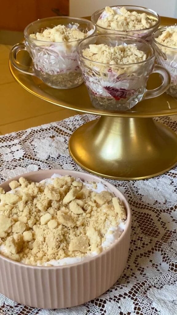 Vegan Gluten Free No Bake Cheesecake Dessert Dish קינוח עוגת גבינה טבעונית ללא אפייה וללא גלוטן