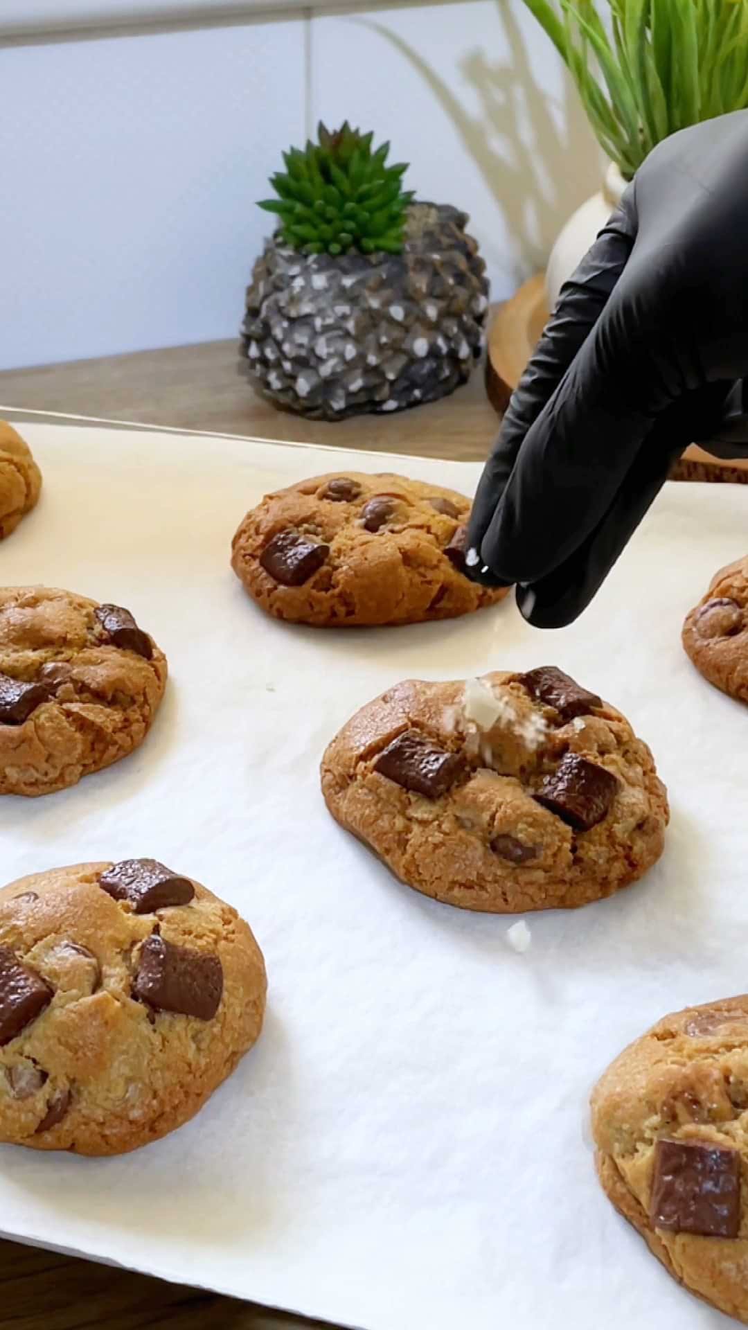 עוגיות שוקולד צ'יפס עם מלח ים אטלנטי